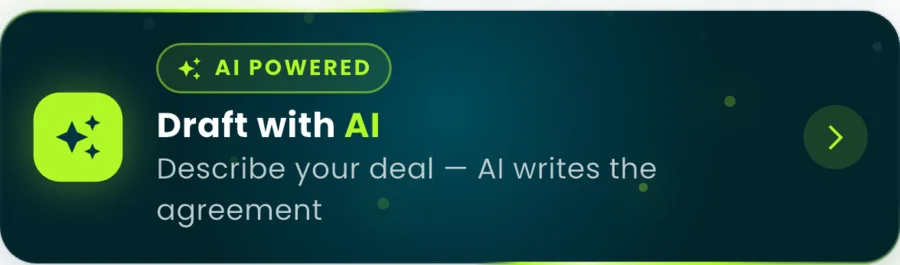 The Draft with AI card on the home screen